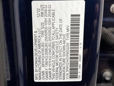Used 2023 Honda Pilot Sport image 21