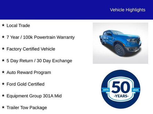 Used 2023 Ford Ranger XLT w/ Equipment Group 301A Mid AWD/4WD image 5