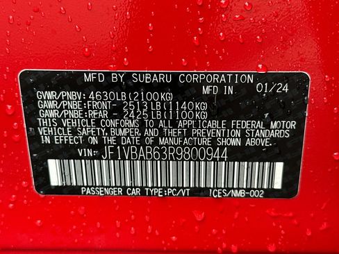 Used 2024 Subaru WRX AWD/4WD image 27