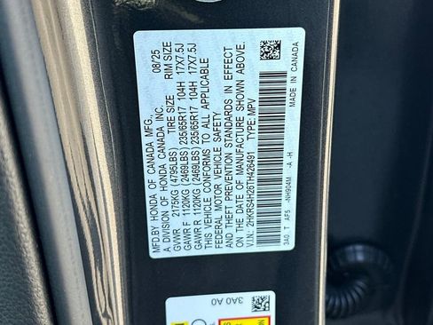 New 2026 Honda CR-V LX image 34