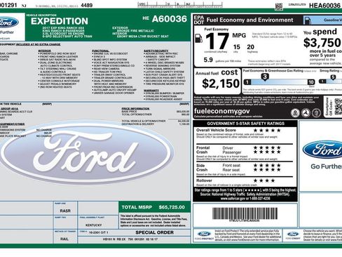 Used 2017 Ford Expedition King Ranch AWD/4WD image 20