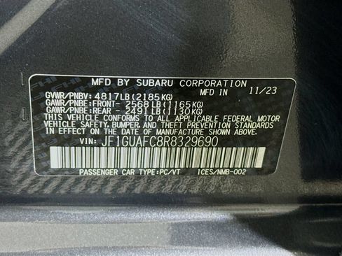 Used 2024 Subaru Impreza 2.0i Sport w/ Popular Package #2 AWD/4WD image 34