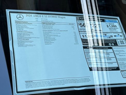 New 2026 Mercedes-Benz E 53 AMG 4MATIC Sedan image 30