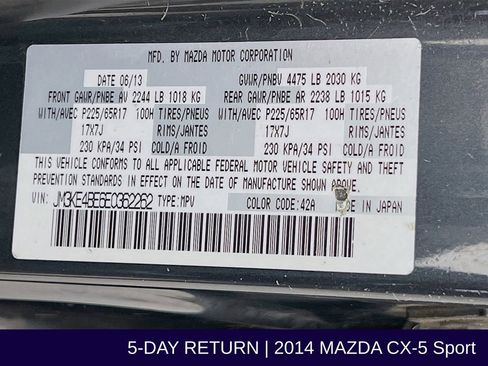 Used 2014 MAZDA CX-5 Sport image 32