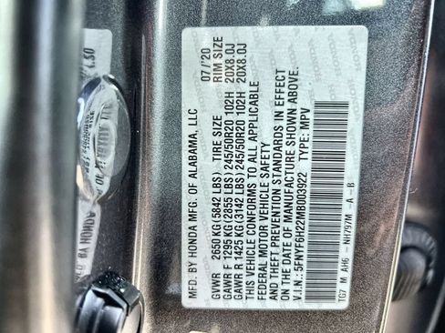 Used 2021 Honda Pilot Special Edition image 37