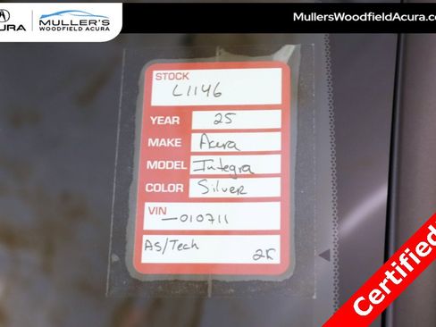 Certified 2025 Acura Integra A-Spec image 29