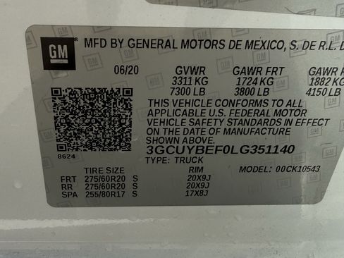 Used 2020 Chevrolet Silverado 1500 Custom w/ Custom Max Trailering Package AWD/4WD image 31