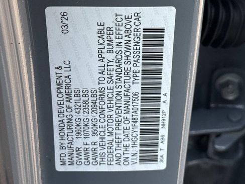 Certified 2026 Honda Accord SE image 30
