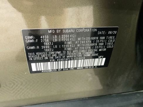 Used 2020 Subaru Outback Touring AWD/4WD image 31