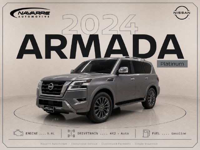 Used 2024 Nissan Armada Platinum w/ Captain's Chairs Package RWD image 1