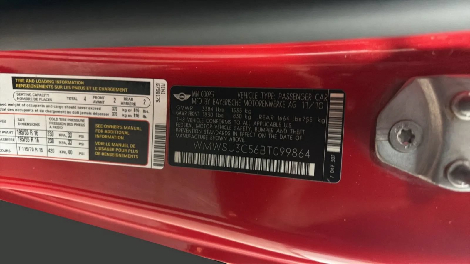Used 2011 MINI Cooper Hardtop FWD image 30
