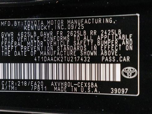 Used 2026 Toyota Camry SE FWD image 34