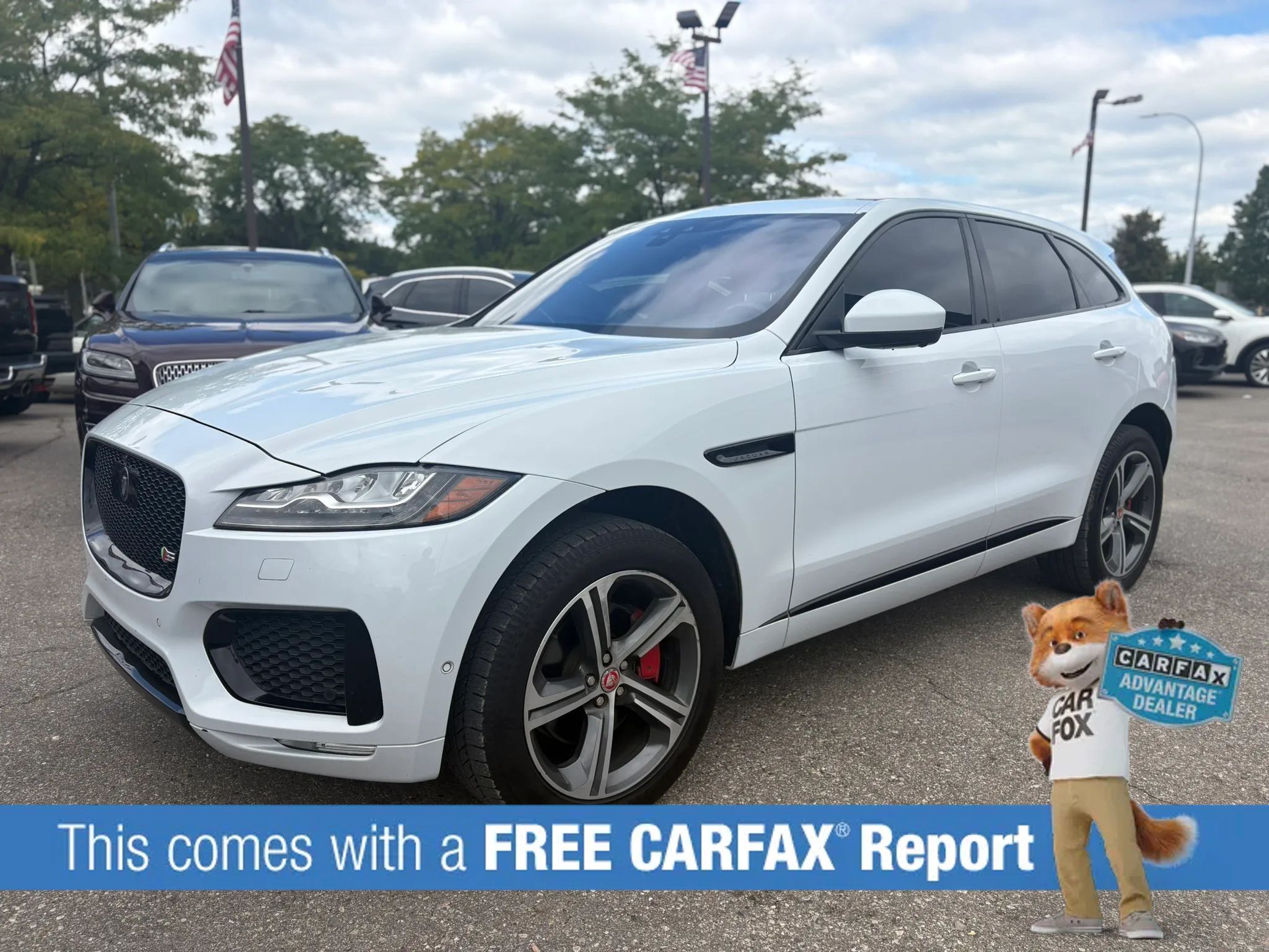 Used 2018 Jaguar F-PACE S AWD/4WD image 1