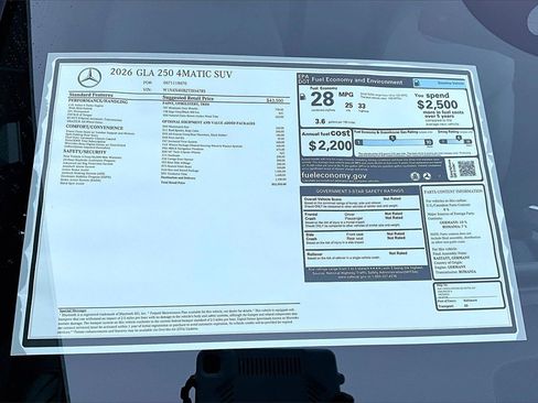 New 2026 Mercedes-Benz GLA 250 4MATIC image 14