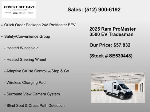 New 2025 RAM ProMaster 3500 FWD image 7