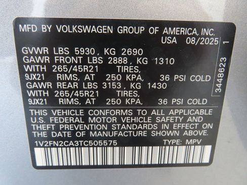 New 2026 Volkswagen Atlas SEL Premium R-Line AWD/4WD image 31