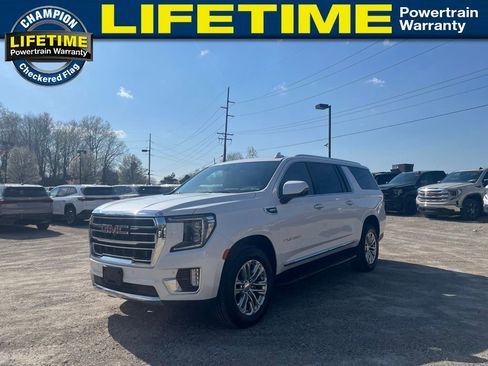 Used 2021 GMC Yukon XL SLT w/ Rear Media and Nav Package AWD/4WD image 1