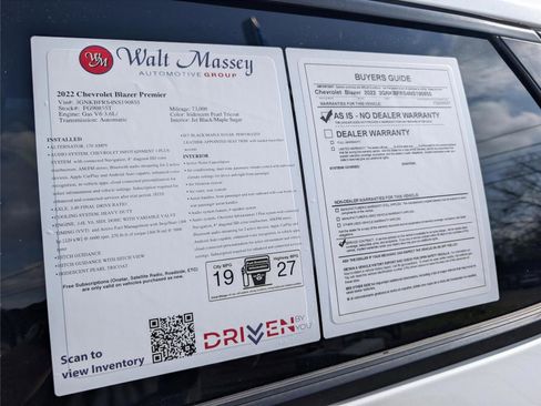 Used 2022 Chevrolet Blazer Premier image 29