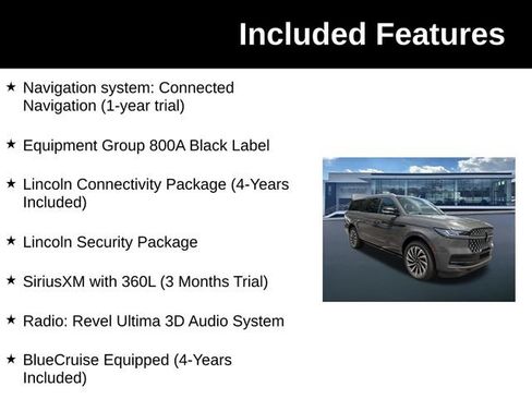 New 2026 Lincoln Navigator L Black Label AWD/4WD image 6