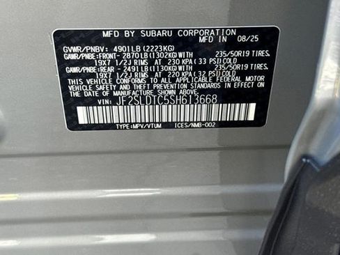 New 2025 Subaru Forester Touring w/ Protection Package AWD/4WD image 28