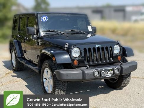 Used 2011 Jeep Wrangler Unlimited Sahara AWD/4WD image 1