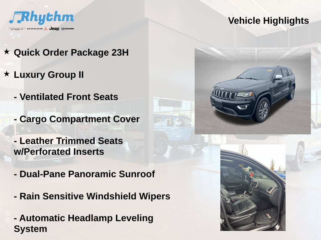 Used 2017 Jeep Grand Cherokee Limited w/ Luxury Group II AWD/4WD image 5