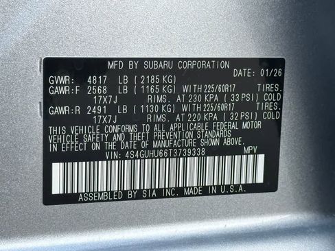 New 2026 Subaru Crosstrek 2.5i Wilderness image 22