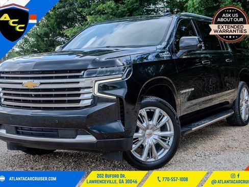 Used 2021 Chevrolet Suburban High Country RWD image 1