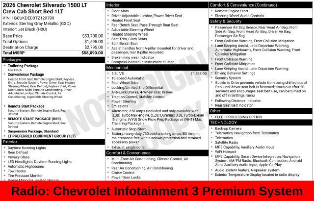 Used 2026 Chevrolet Silverado 1500 LT AWD/4WD image 17