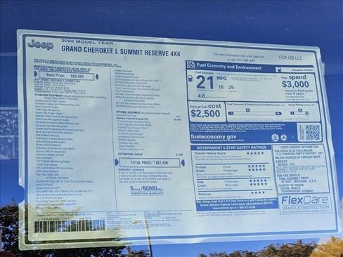 New 2025 Jeep Grand Cherokee L Summit image 18