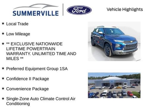 Used 2023 Chevrolet TrailBlazer ACTIV w/ Convenience Package AWD/4WD image 2