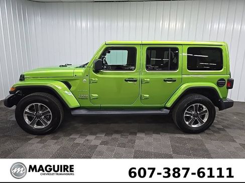 Used 2020 Jeep Wrangler Unlimited Sahara w/ Uconnect 4C Nav & Sound Group AWD/4WD image 5