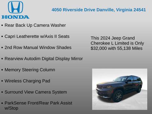 Used 2024 Jeep Grand Cherokee L Limited w/ Luxury Tech Group II image 22