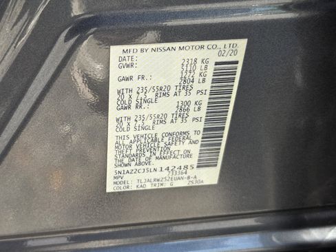 Used 2020 Nissan Murano SL w/ Moonroof Package image 35