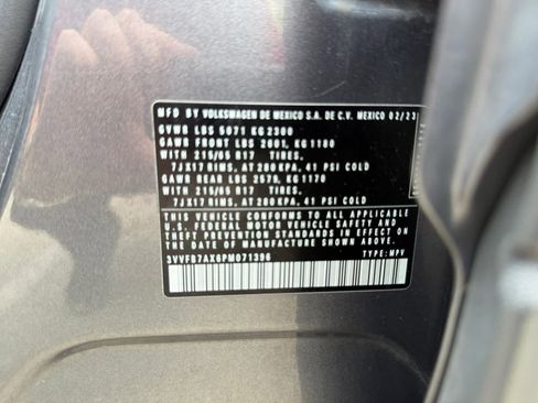 Used 2023 Volkswagen Tiguan S w/ Driver Assistance Package AWD/4WD image 32
