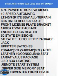 Used 2022 Ford F350 Lariat w/ Lariat Value Package AWD/4WD image 2