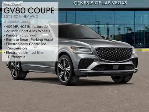 New 2026 Genesis GV80 3.5T e-SC image 3