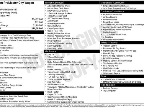 Used 2022 RAM ProMaster City Wagon FWD image 3