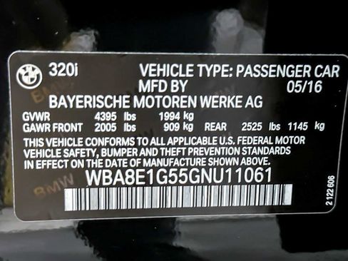 Used 2016 BMW 320i Sedan image 26