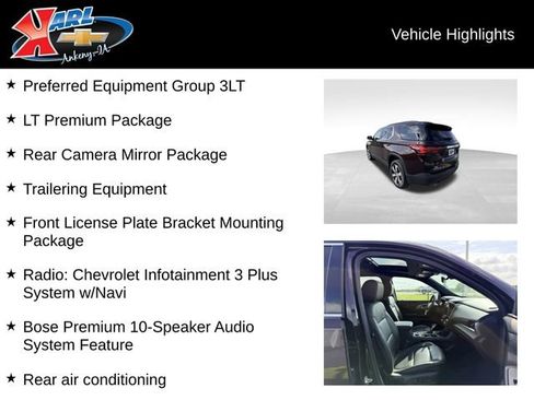 Used 2023 Chevrolet Traverse LT w/ LT Premium Package AWD/4WD image 2