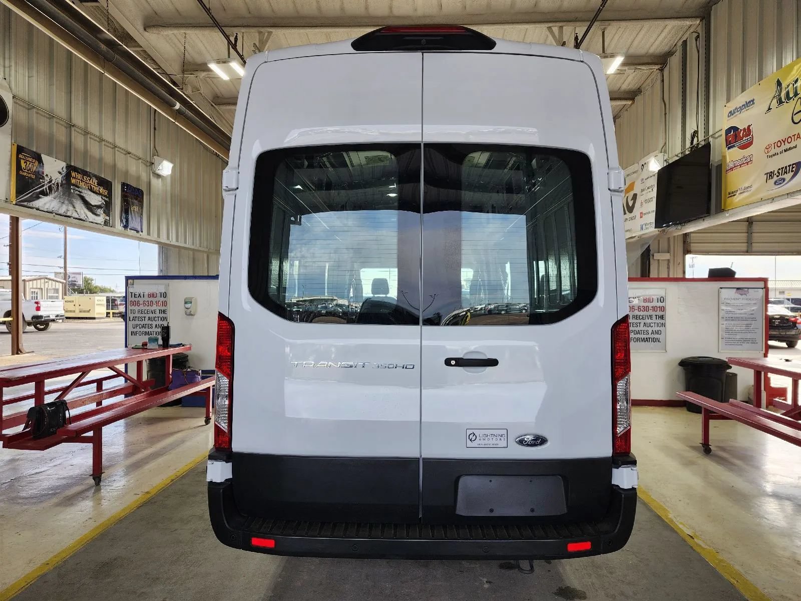 Used 2021 Ford Transit 350 148 High Roof Extended DRW RWD image 4