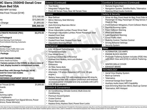 Used 2023 GMC Sierra 2500 Denali w/ Denali Ultimate Package AWD/4WD image 39