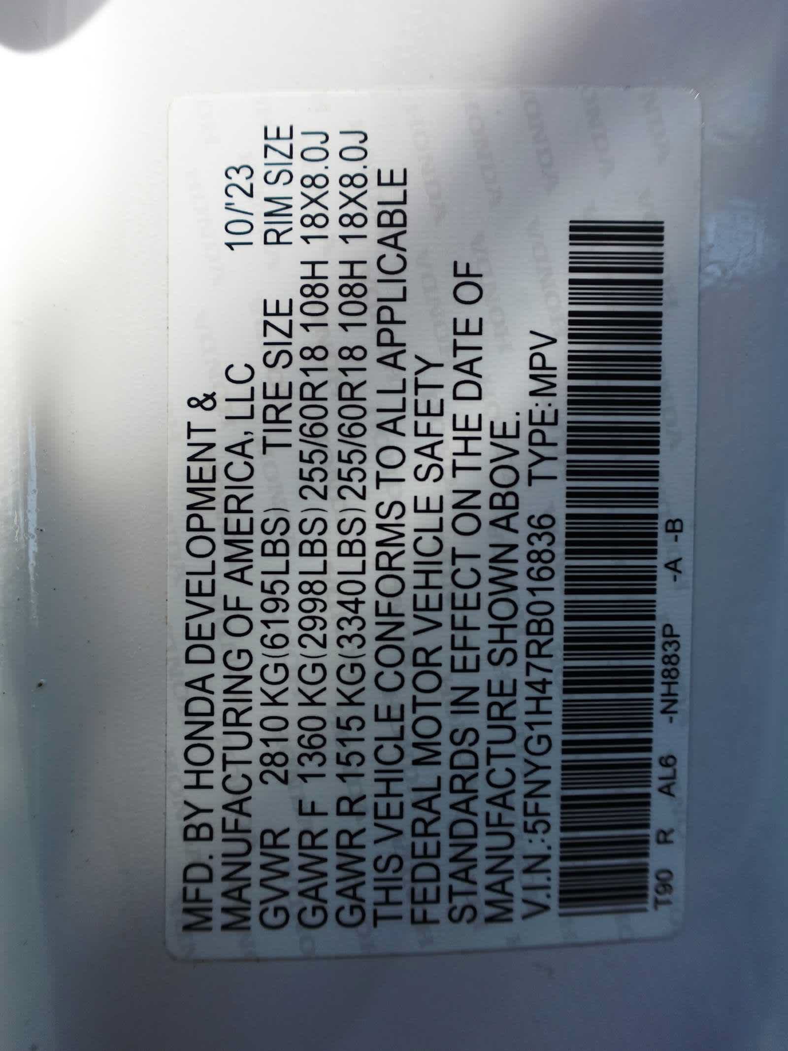 Certified 2024 Honda Pilot EX-L image 31