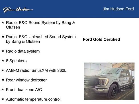 Certified 2023 Ford F150 Lariat w/ Equipment Group 502A High AWD/4WD image 8