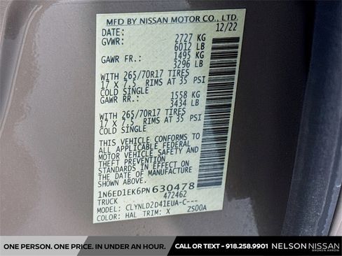 Certified 2023 Nissan Frontier PRO-4X w/ Pro Convenience Package image 31