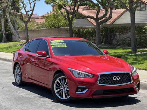 Used 2021 INFINITI Q50 Luxe w/ Cargo Package RWD image 1