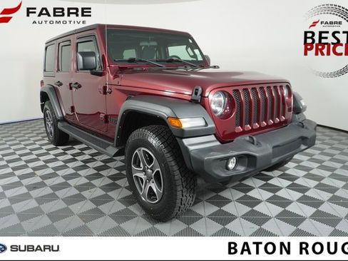 Used 2022 Jeep Wrangler Unlimited Sport image 1