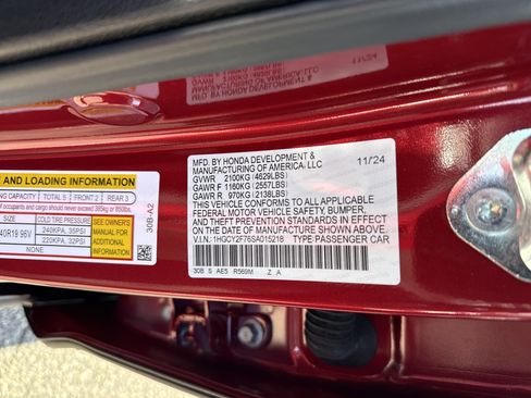Certified 2025 Honda Accord Sport image 37