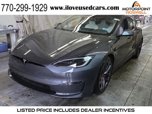 Used 2023 Tesla Model S Plaid AWD/4WD image 1