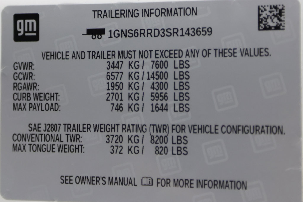 Used 2025 Chevrolet Tahoe RST w/ Comfort Package AWD/4WD image 54
